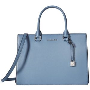 NWT Michael Kors Sutton Medium Gusset Satchel